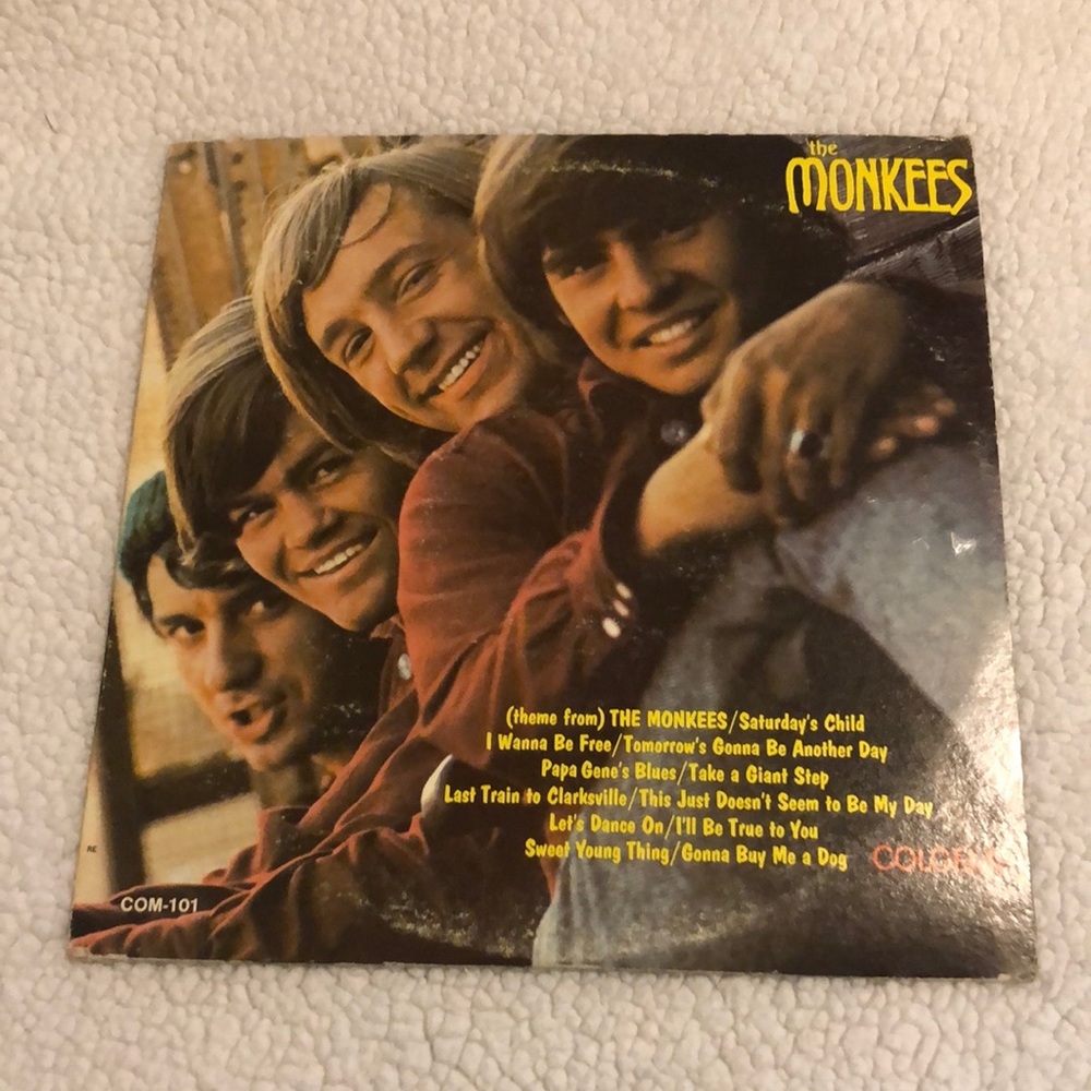 The Monkees first vinyl album